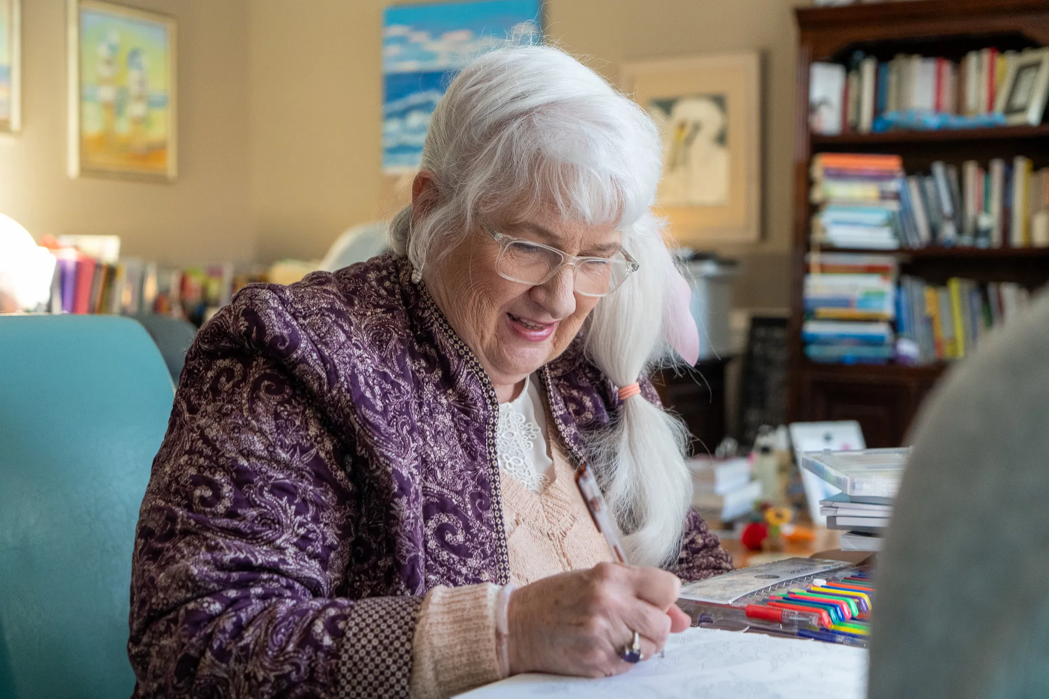Joan coloring.
